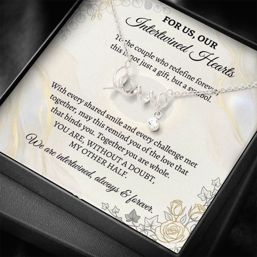 Romantic love necklace from Medallion Necklace