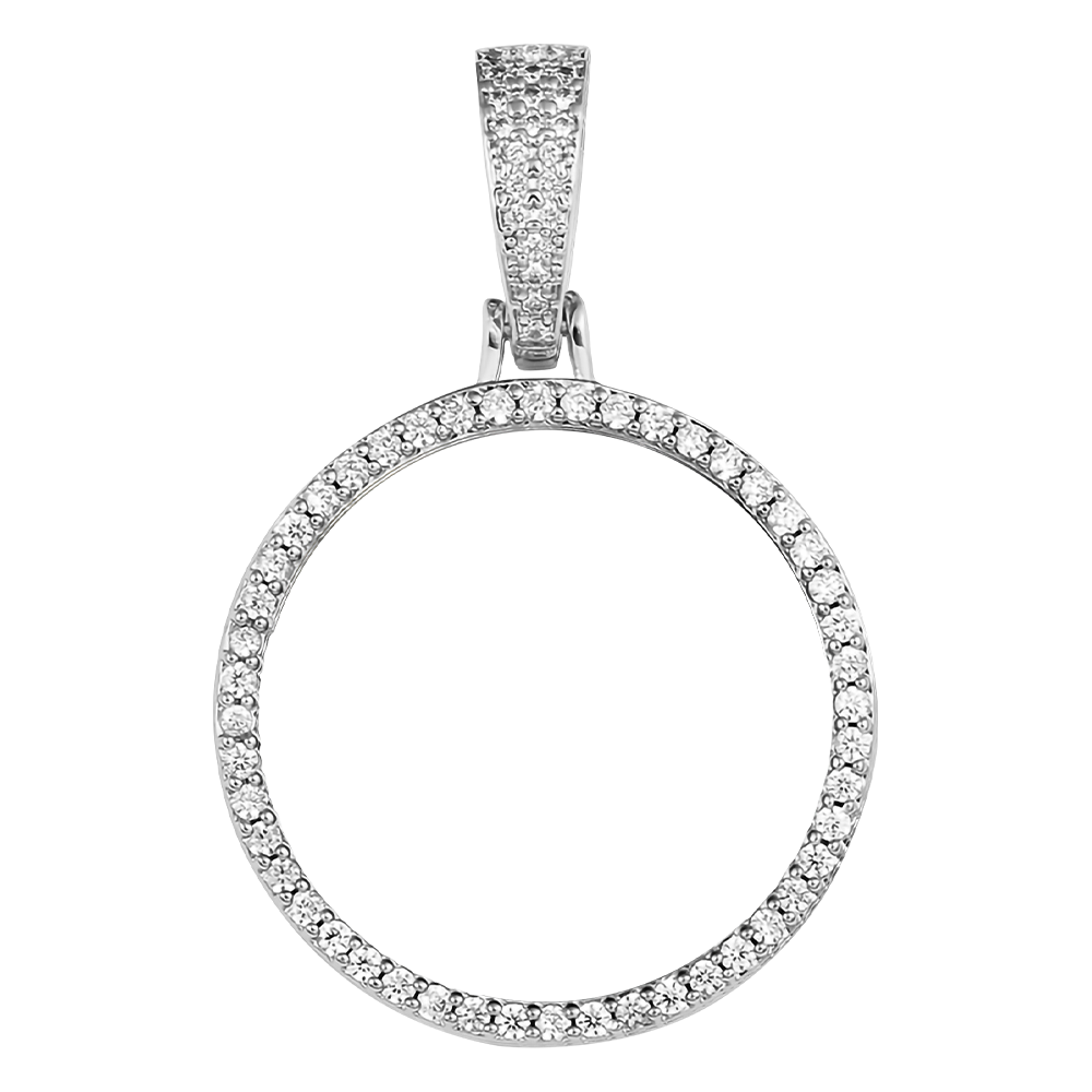 Custom Photo Medallion Memory Pendant Necklace- Silver Medallion Necklace For Men and Women