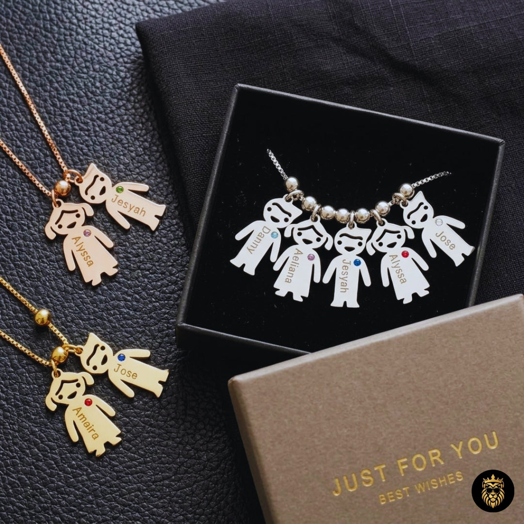 Family Necklaces – Personalized Family Jewelry & Keepsakes - medallion necklace