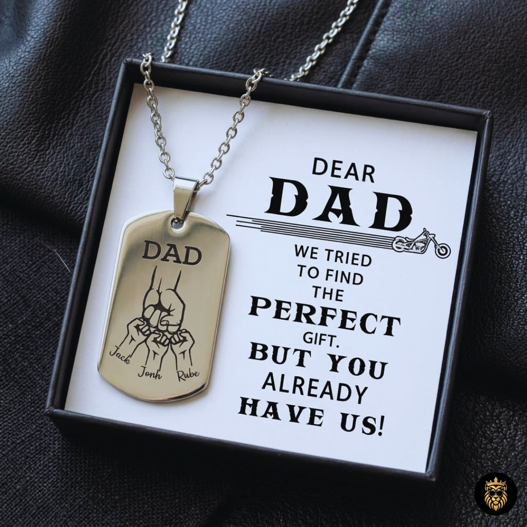 Personalized Gifts for Dad Custom Pendants & Men’s Jewelry
