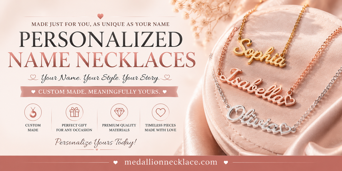 Personalized Name Necklaces – Custom Name Jewelry