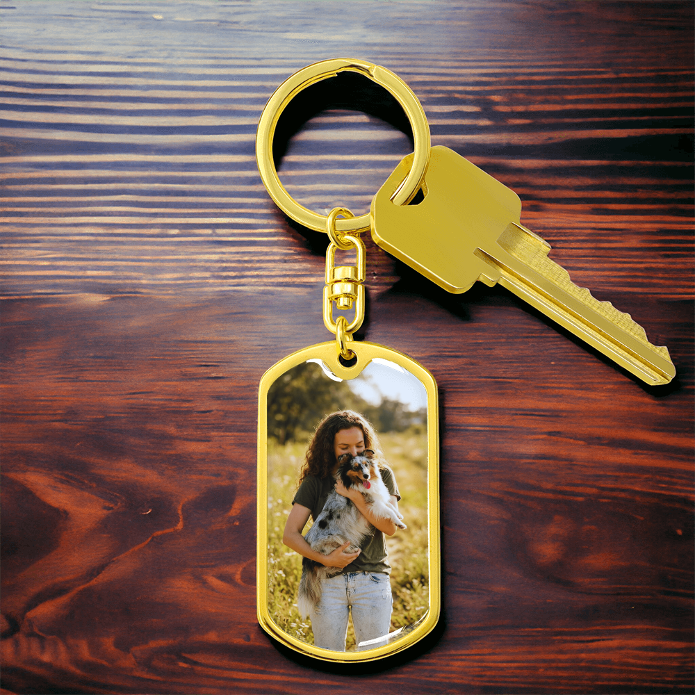 Emotional memory keychain personalized with photo