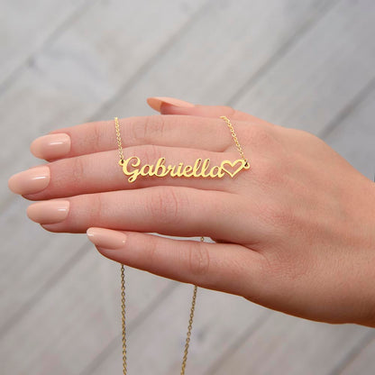 Custom engraved necklace perfect anniversary gift for her