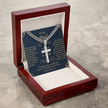 Handmade artisan cross pendant with premium finish