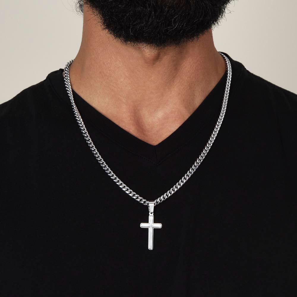 Premium packaging box for men’s cross necklace