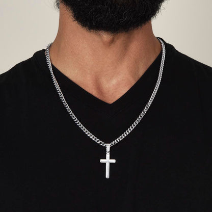Premium packaging box for men’s cross necklace