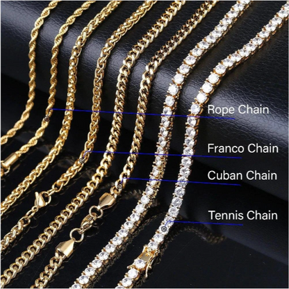 Back view adjustable chain custom medallion necklace jewelry