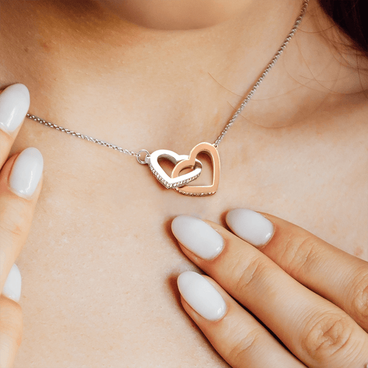 Elegant studio photography of couple love necklace jewelry