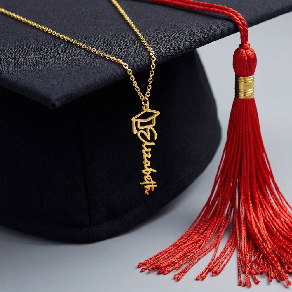 Elegant graduation jewelry keepsake for her