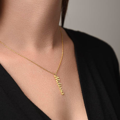 Luxury gift box packaging for personalized name necklace