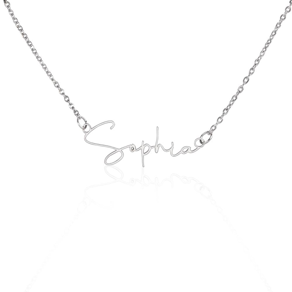 Stylish custom name necklace designed for women gifting occasions