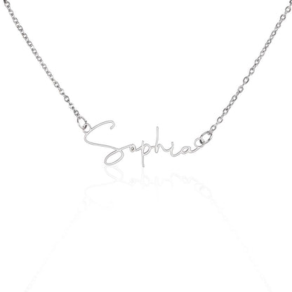 Stylish custom name necklace designed for women gifting occasions