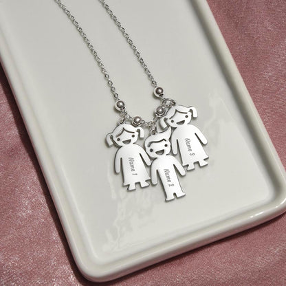 Stylish charm necklace designed for young girls