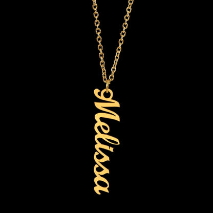 Elegant fashion jewelry personalized name necklace for women