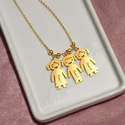 Meaningful personalized necklace gift for children