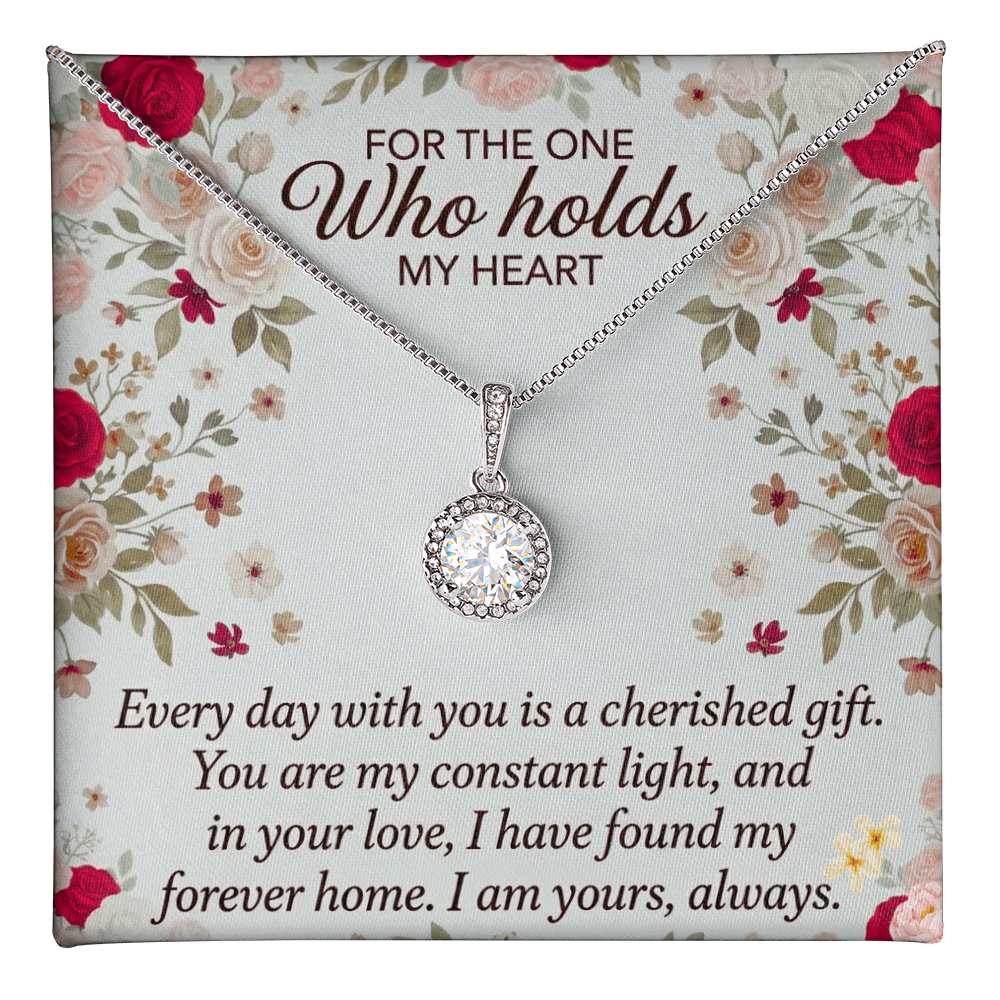 Eternal Hope Necklace featuring sparkling crystal pendant for women
