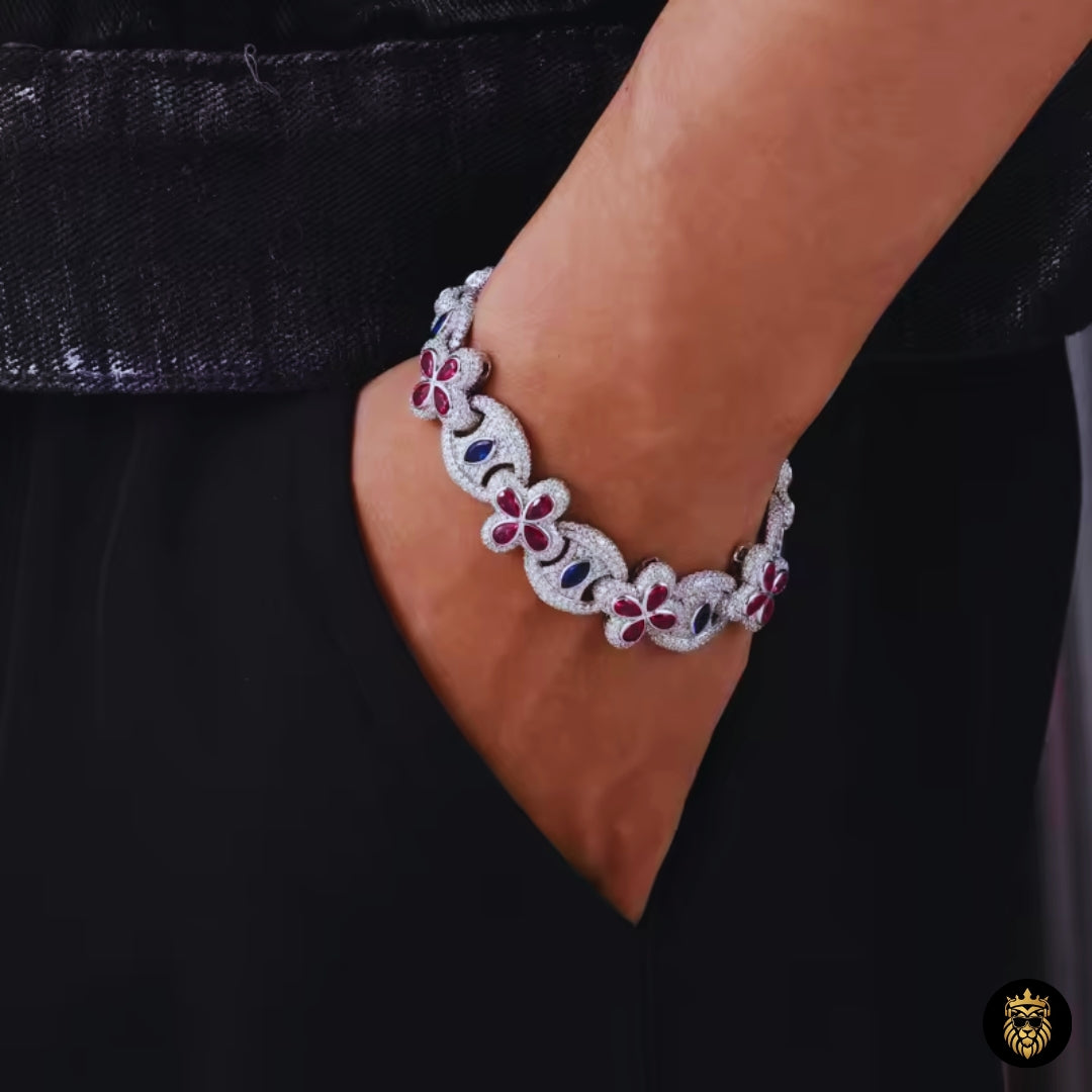 Elegant evil eye protection bracelet for women