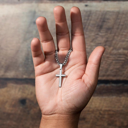 Faith inspired cross pendant necklace design