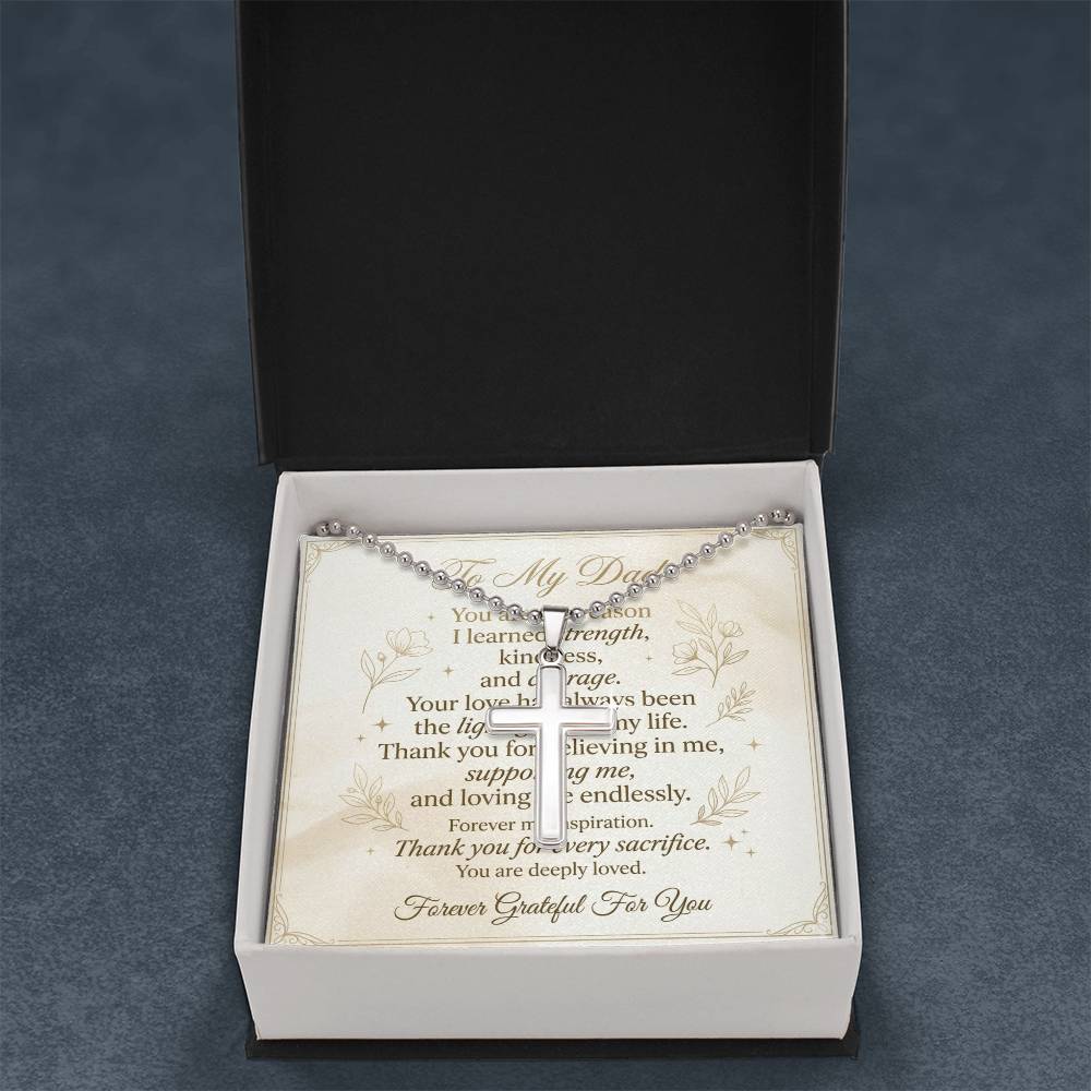 Father’s Day cross necklace jewelry meaningful gift idea