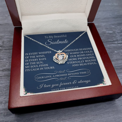 Romantic jewelry gift for husband and wife