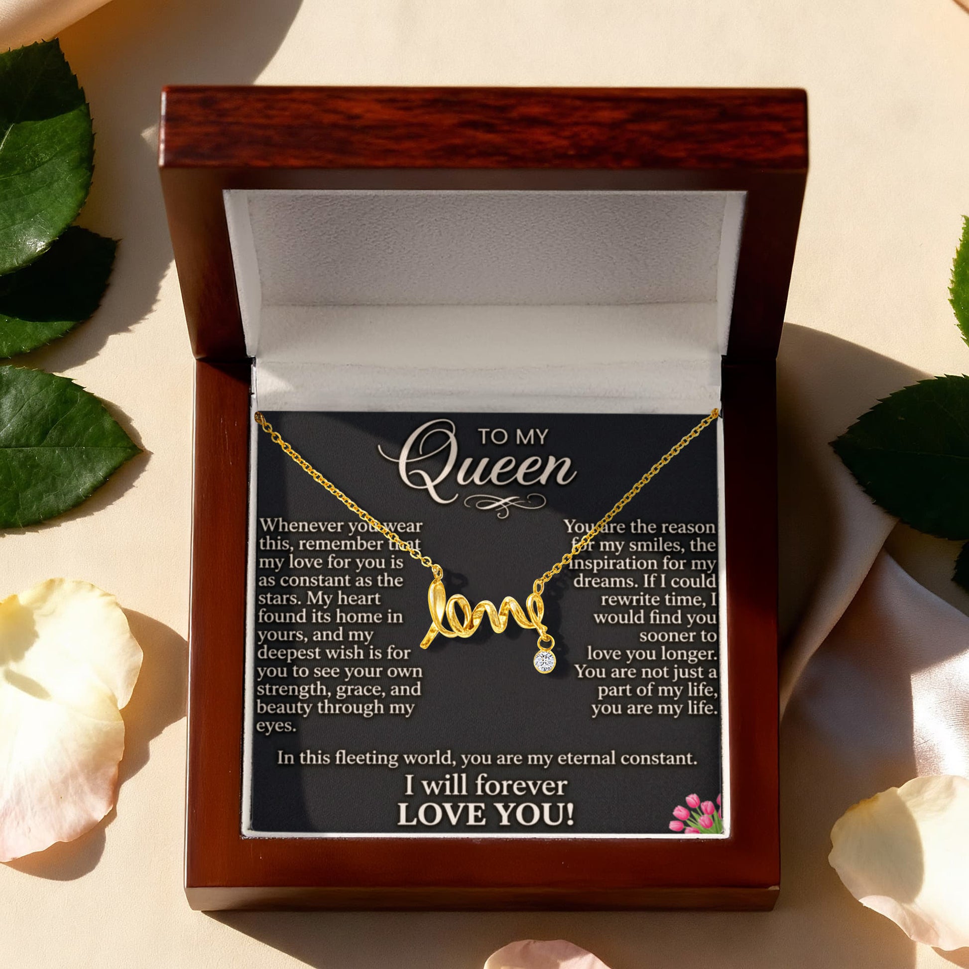 Anniversary jewelry gift showcasing elegant pendant