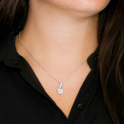 Necklace representing love symbol for romantic partners