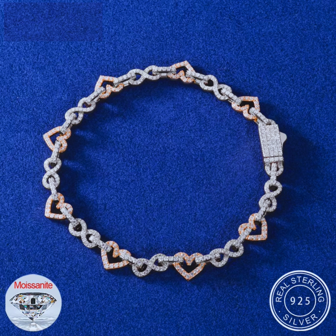 Premium moissanite bracelet with brilliant shine