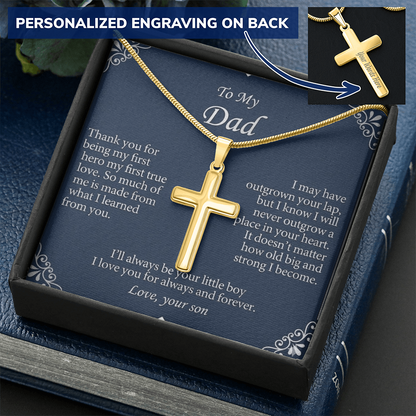 Luxury packaging box for father engraved necklace gift