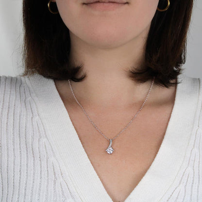 Premium couple necklace displayed in elegant lighting