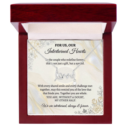 Romantic jewelry gift for girlfriend and wife