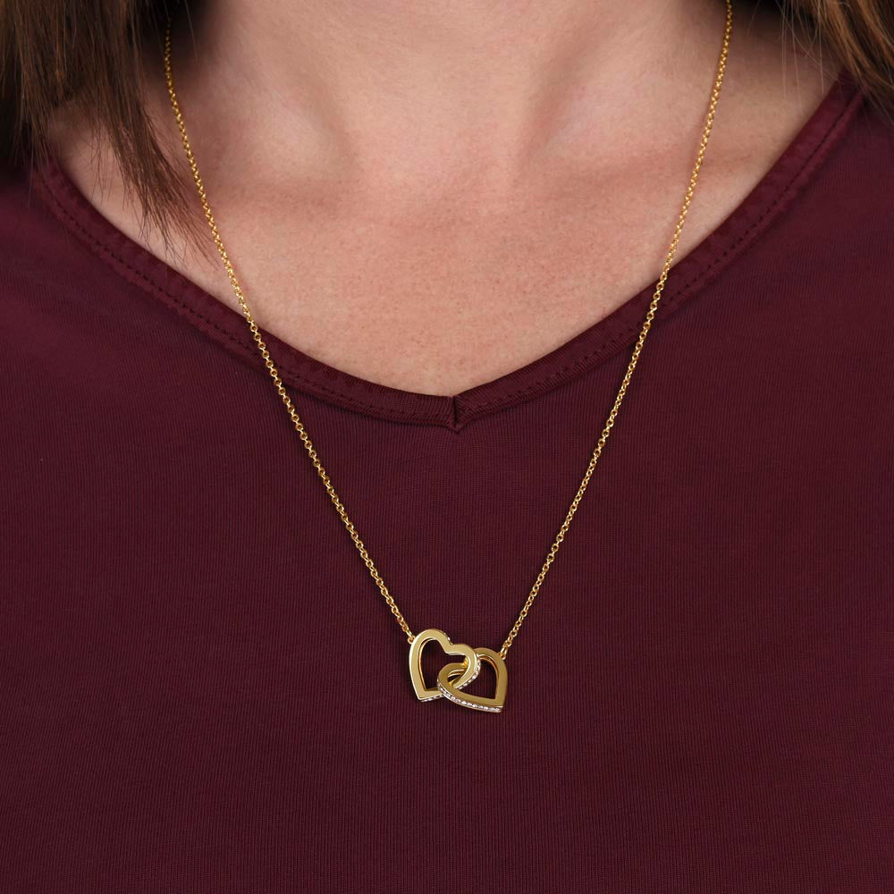 Minimalist gold couple necklace with elegant luxury finish