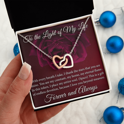 Luxury gift necklace for wife and girlfriend
