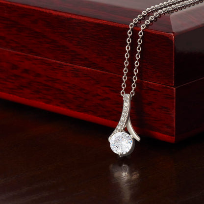 Couple necklace designed for romantic gifting between lovers