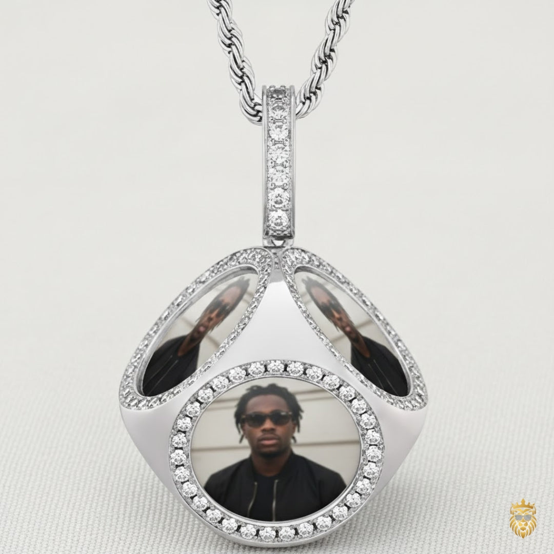 Custom picture necklace designed for sentimental gift occasions