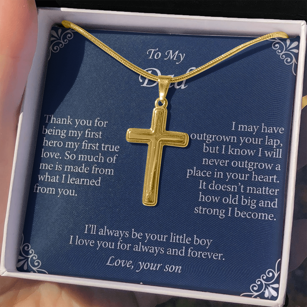 Elegant boxed personalized jewelry gift for dad