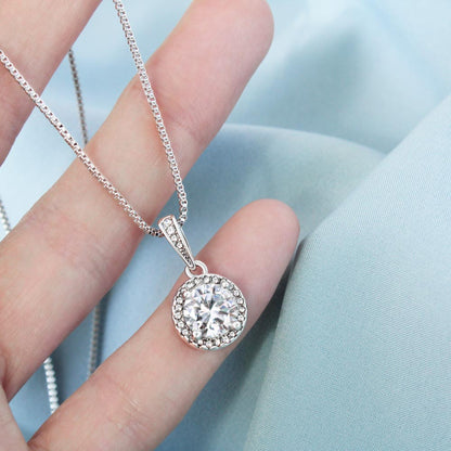 Premium gold love necklace for him and her gift idea