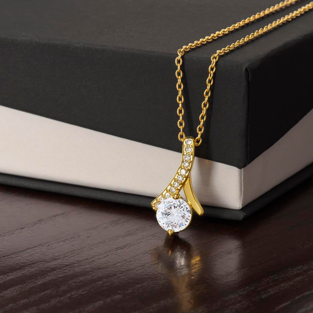 Close-up view of Alluring Beauty necklace showing fine craftsmanship