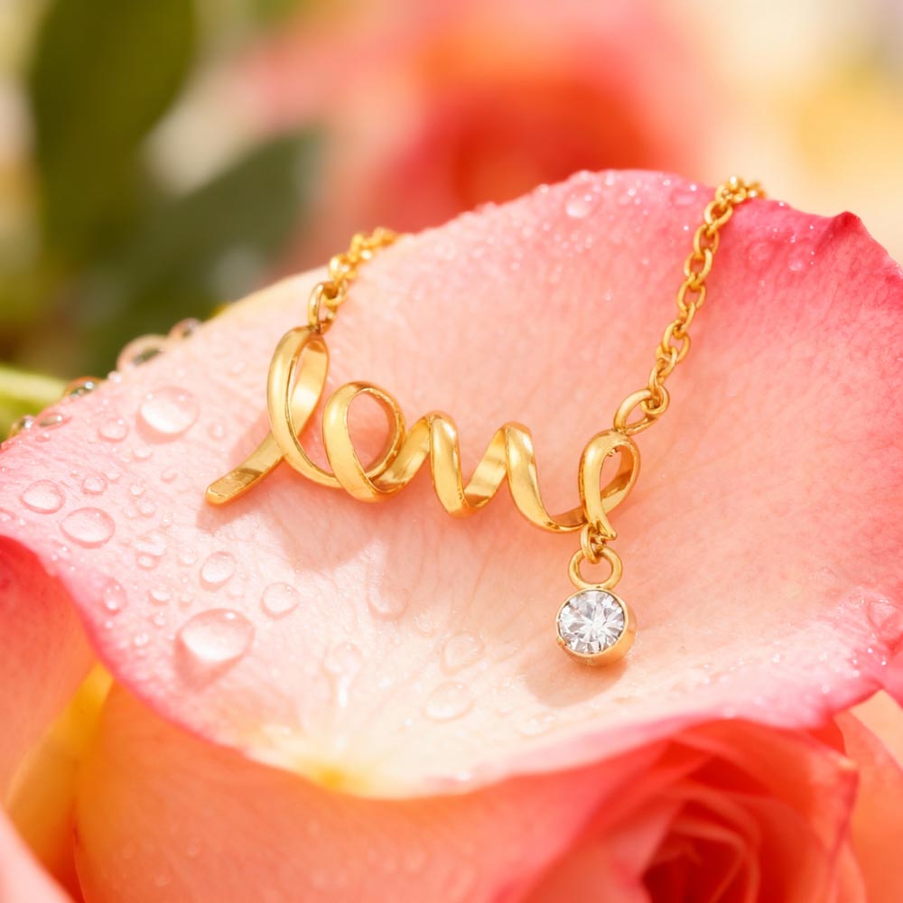 Romantic gift jewelry for anniversary celebrations