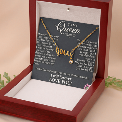 Meaningful necklace for wife and girlfriend