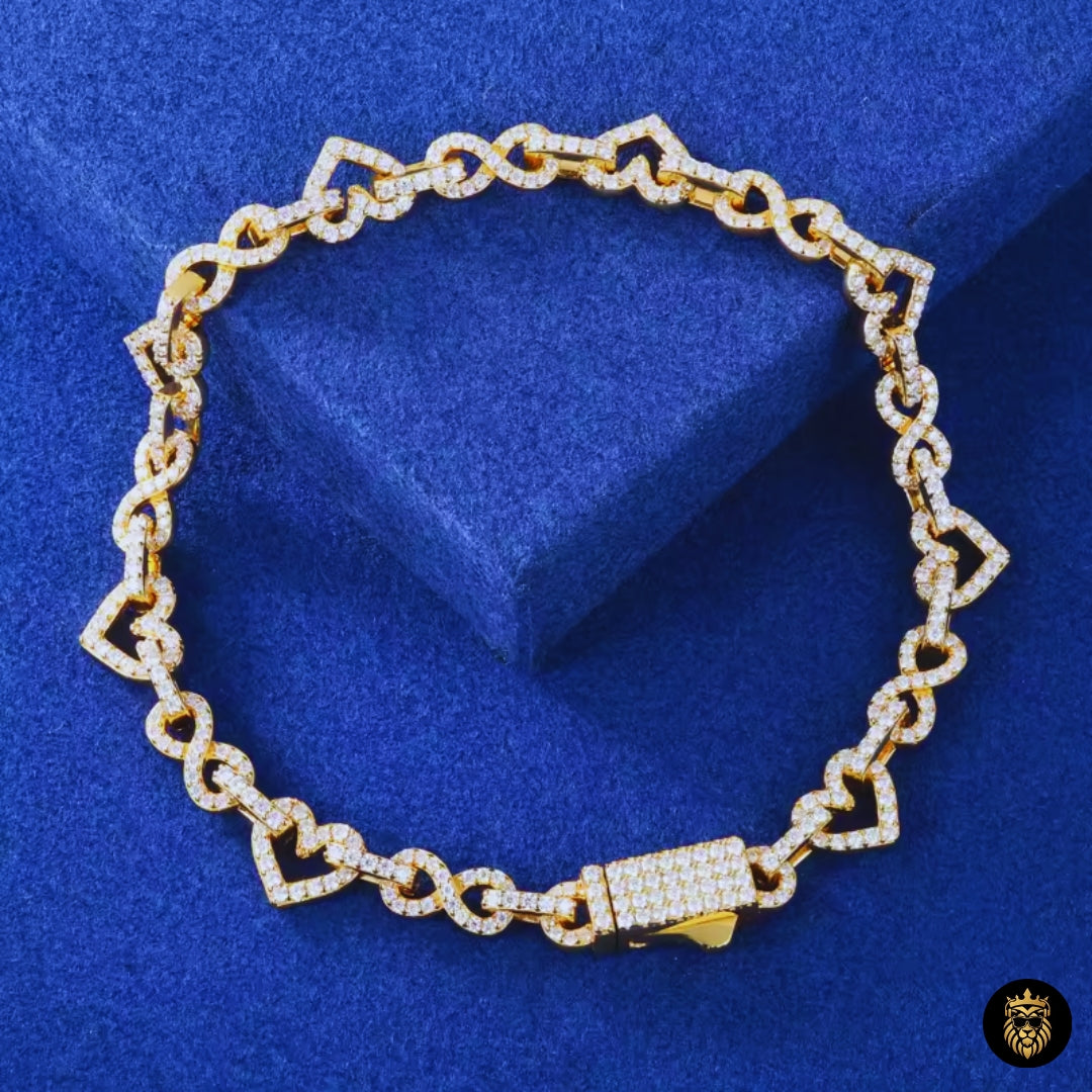 Elegant infinity heart jewelry gift for her