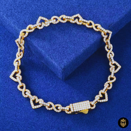 Elegant infinity heart jewelry gift for her
