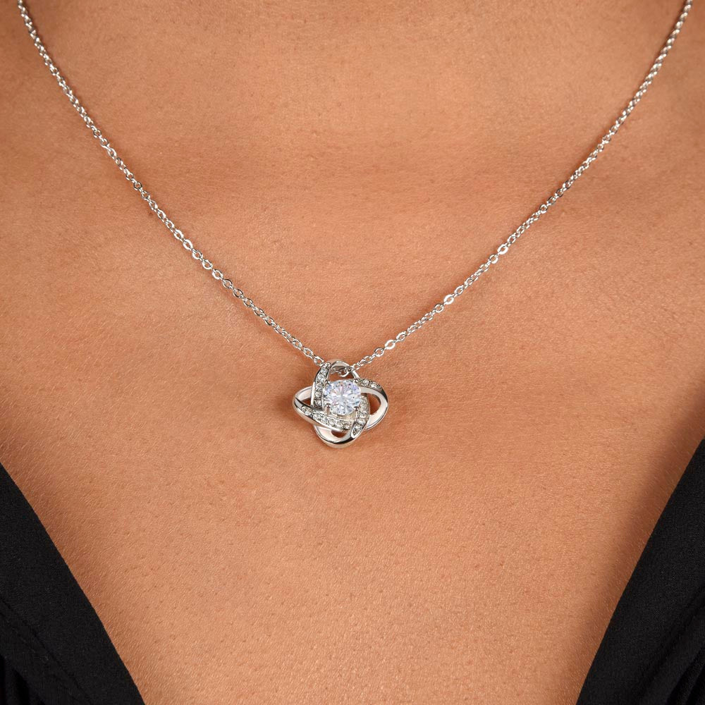 Sentimental necklace representing unbreakable love