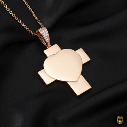 Trendy personalized jewelry cross pendant with photo memory
