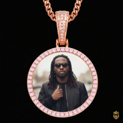 Personalized jewelry gift with custom photo pendant