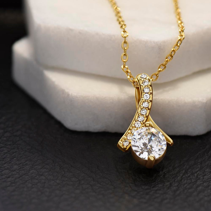Heart memorial necklace gift for daughter who lost her mom