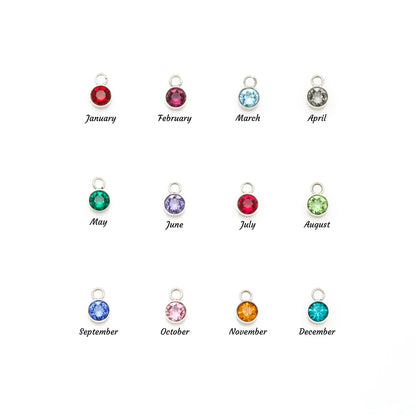 Personalized Birthstone Name Necklace for Women – Custom Elegant Pendant Gift