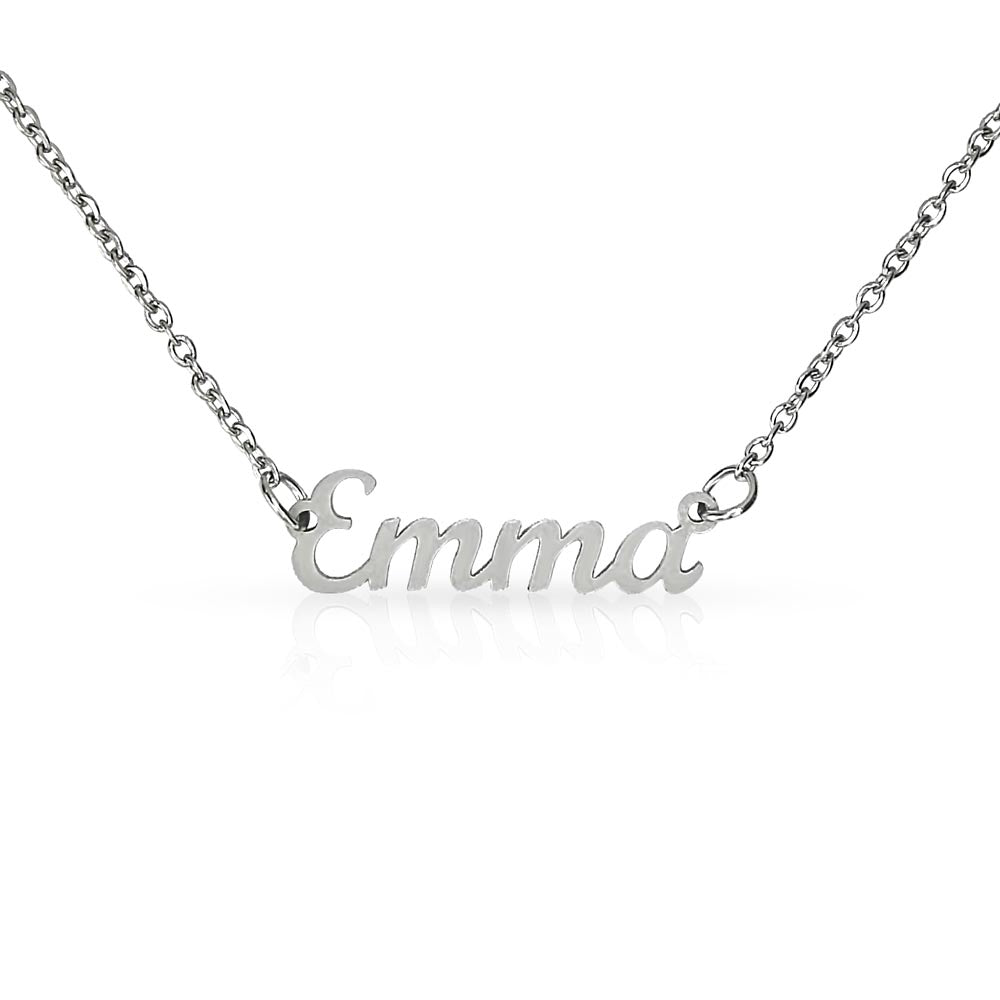 Personalized Custom Name Necklace for Women – Elegant Gold/Silver Pendant Jewelry Gift