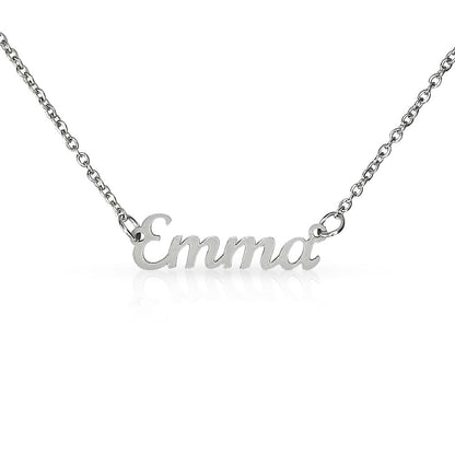 Personalized Custom Name Necklace for Women – Elegant Gold/Silver Pendant Jewelry Gift