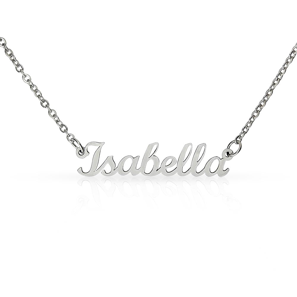 Personalized Custom Name Necklace for Women – Elegant Gold/Silver Pendant Jewelry Gift