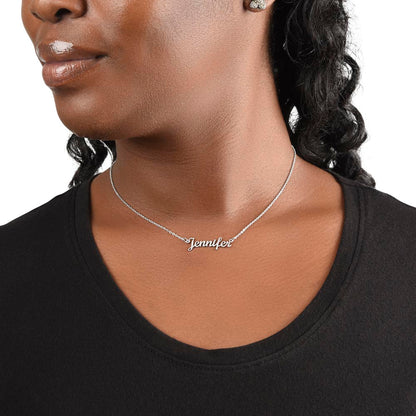 Personalized Custom Name Necklace for Women – Elegant Gold/Silver Pendant Jewelry Gift